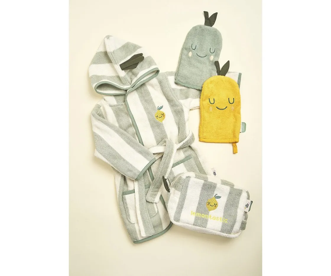 The Cotton Cloud Albornoz Lola Lemon 6 - 12 Meses Personalizable^Niños Toallas