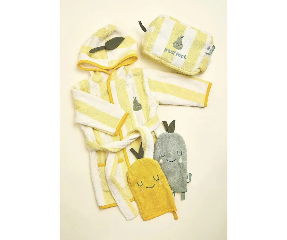 The Cotton Cloud Albornoz Pedro Pear 6-12 Meses Personalizable^Niños Toallas