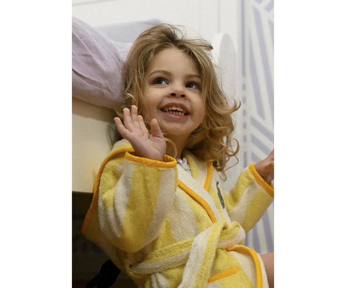 The Cotton Cloud Albornoz Pedro Pear 6-12 Meses Personalizable^Niños Toallas