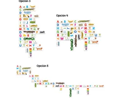 Niños HEADU Alfabeto Táctil Montessori