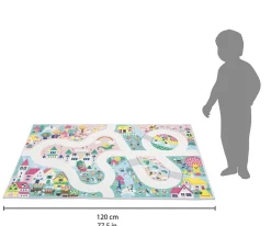 Niños Janod Alfombra con Circuito Reino Encantado Cross Roads