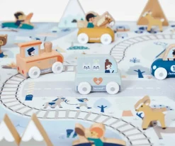 Niños Janod Alfombra con Circuito Valle Nevado Cross Roads