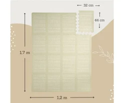 Hakuna Matte Alfombra de Juegos Puzle XL Beige