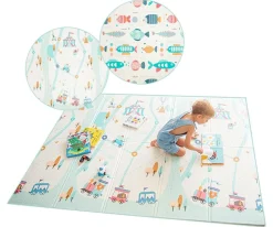 Niños Olmitos Alfombra de Juegos Reversible Circus