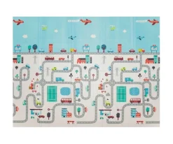 Olmitos Alfombra de Juegos Reversible Town Jungle