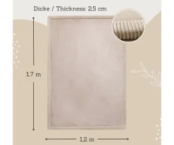 Niños Hakuna Matte Alfombra Infantil Nube Beige