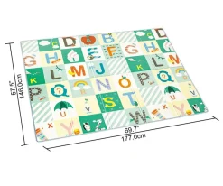 Hape Alfombra Plegable de Juegos Alfabeto^ Alfombras Infantiles