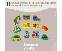 Niños Hakuna Matte Alfombra Puzzle Ciudad 120 x 120 cm