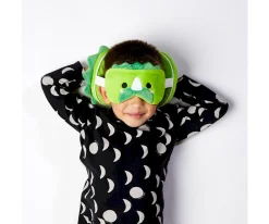 puckator Almohada de Viaje con Antifaz Relaxeazzz Dinosaurio