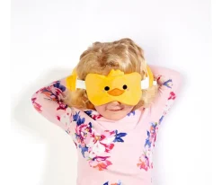 puckator Almohada de Viaje con Antifaz Relaxeazzz Pato Adoramals