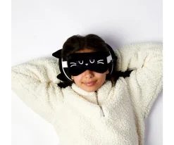 puckator Almohada de Viaje con Antifaz Relaxeazzz Gato Feline Fine^ Cojines Infantiles