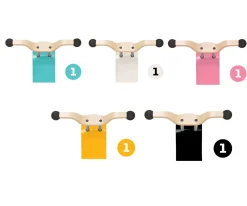 Niños Wishbone Andador Balancín Mini-Flip Rosa/Blanco/Rosa