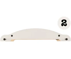 Niños Wishbone Andador Balancín Mini-Flip Rosa/Blanco/Rosa