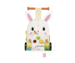 Niños Janod Andador de Actividades Conejo de Madera