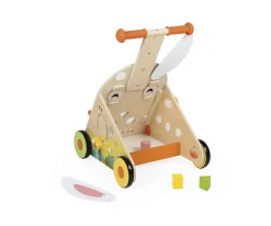 Niños Janod Andador de Actividades Conejo de Madera