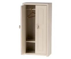 Maileg Armario de Madera Crema Ratón^Niños Casa De Muñecas De Madera