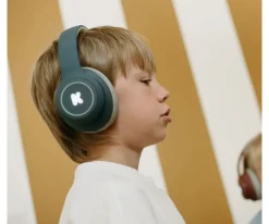 Niños Kidywolf Auriculares K-EARS Bluetooth con Limitador de Volumen Azul
