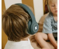 Niños Kidywolf Auriculares K-EARS Bluetooth con Limitador de Volumen Azul