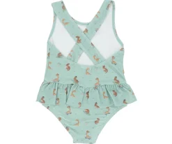 Monnëka Bañador Cruzado con Volantes Cool Dinos^Niños Bañadores Niños