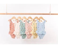 Monnëka Bañador Cruzado con Volantes Cool Dinos^Niños Bañadores Niños