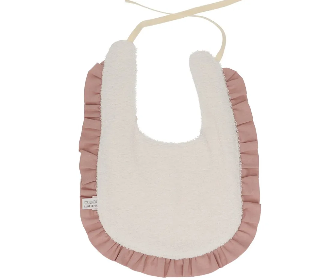 Cristina de Jos'h Babero Algodón con Volante Wild Flower Personalizable^ Baberos Personalizados