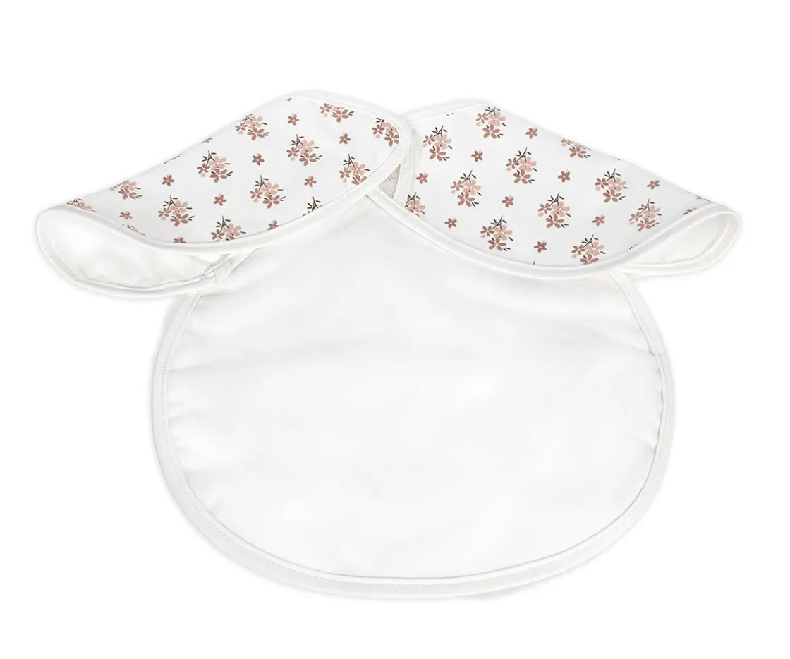 Walking Mum Babero Botton Flores