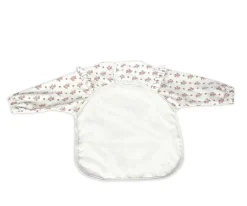 Walking Mum Babero con Mangas Botton Flores