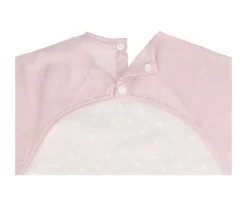 Tutete Babero con Mangas Leaves Pink