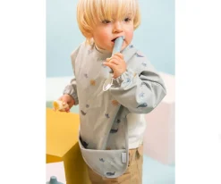 The Cotton Cloud Babero con Mangas Origami