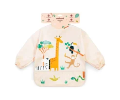 Miniland Babero con Mangas Soft Biby Jungle