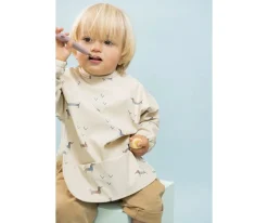 The Cotton Cloud Babero con Mangas Teckel