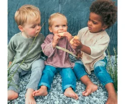 Timboo Babero con Mangas Silky Lilac Personalizable^ Baberos Con Manga