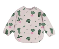 The Cotton Cloud Babero con Mangas Veggie Pals
