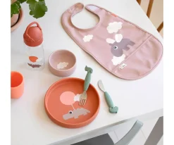 Done by Deer Babero Happy Clouds Pink^ Baberos