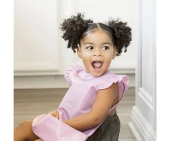 Tiny Twinkle Babero Impermeable Checkers Pink^ Baberos Impermeables