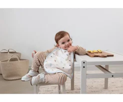 Lassig Babero Impermeable Extra Grande Happy Fruits Light Blue^ Baberos