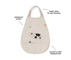 Done by Deer Babero Pull-Over Tiny Farm Sand^ Baberos