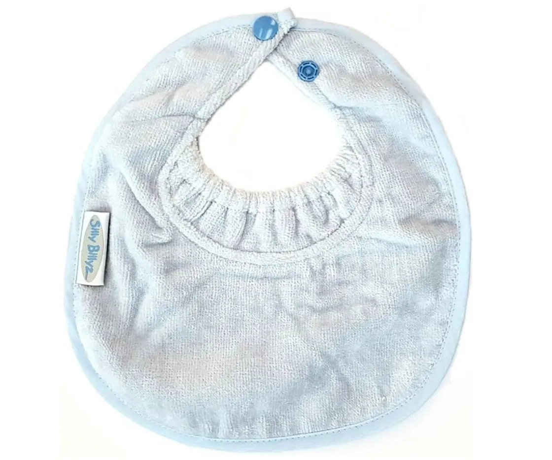 Silly Billyz Babero Recién Nacido Azul Pastel^ Baberos
