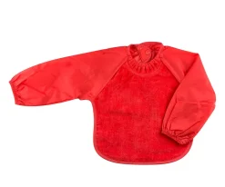 Silly Billyz Babero con Mangas Rojo +6M^ Baberos