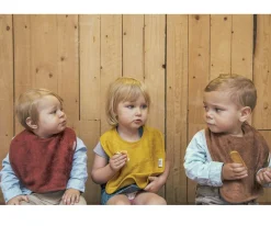 Timboo Babero Moon Blue Personalizable