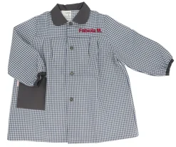 Tutete Textil Babi Colegio Big Star Vichy Gris Oscuro Personalizable^ Babis Escolares