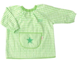Tutete Textil Babi con Bolsillo Central Estrella Pistacho Personalizable^ Babis Escolares