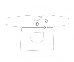 Tutete Textil Babi con Bolsillo Central Vichy City Cars Personalizado