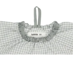 Tutete Textil Babi con Bolsillo Central Vichy Trucks Personalizado