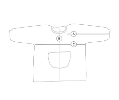 Tutete Textil Babi Lola con Bolsillo Central Vichy City Cars Personalizable