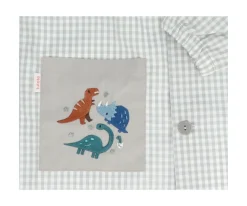 Tutete Textil Babi Seber con Botones Dinos World Personalizable