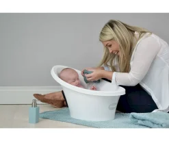 Shnuggle Bath Bañera Shnuggle Blanca Respaldo Gris^Niños Bañeras Bebé