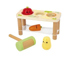 Janod Banco Martillo Verduras^Niños Juguetes Para Niños De 18 Meses