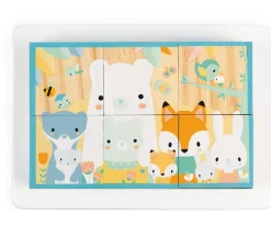 Niños Janod Bandeja 6 Cubos Pure