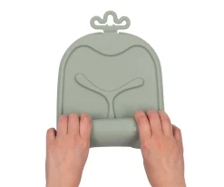 b.box Bandeja Silicona Roll + Go con Cuchara Sage